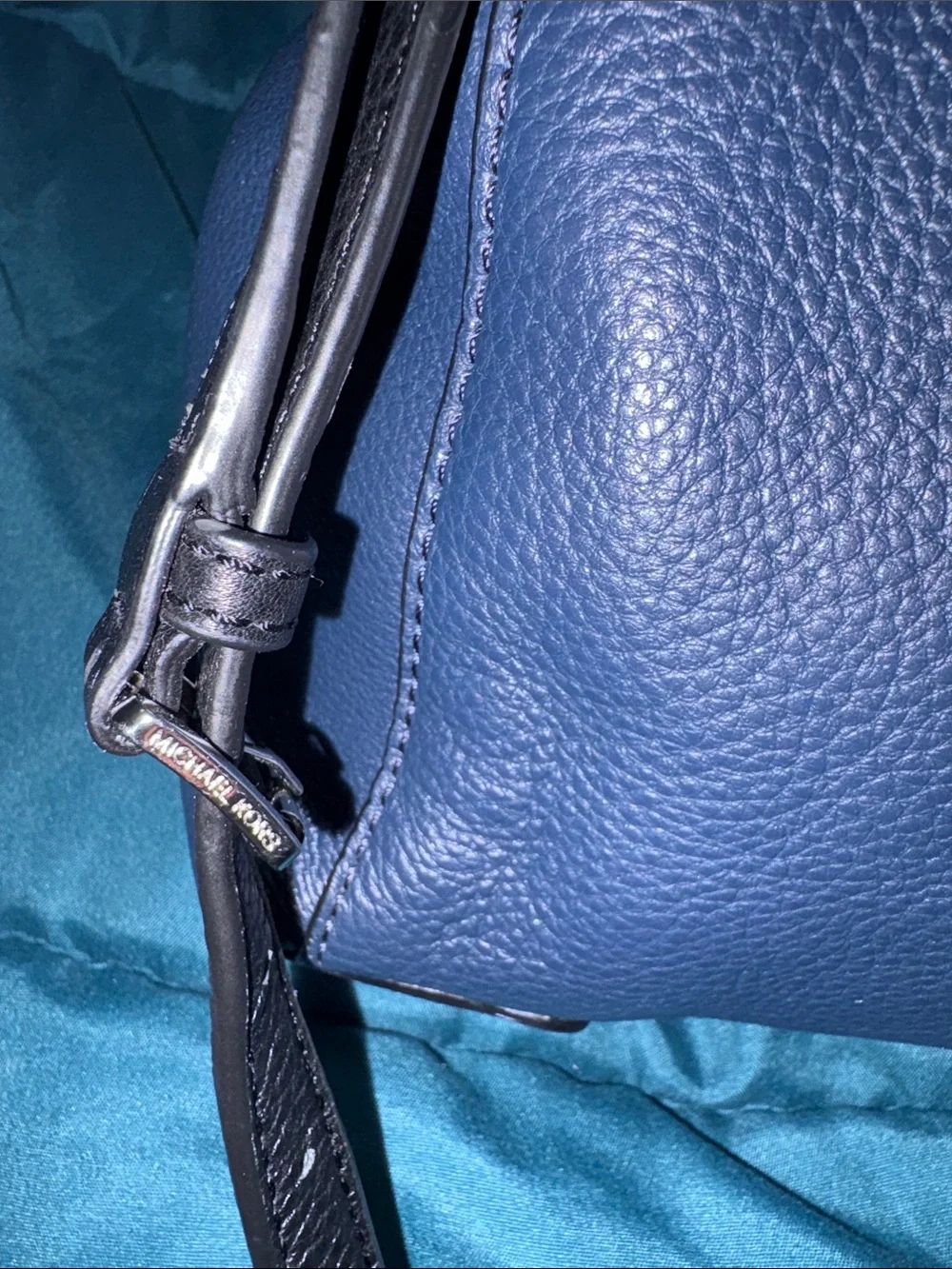 Michael Kors Riley Large Satchel -Dark / Navy Blue